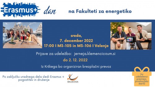 ERASMUS+ dan na Fakulteti za energetiko